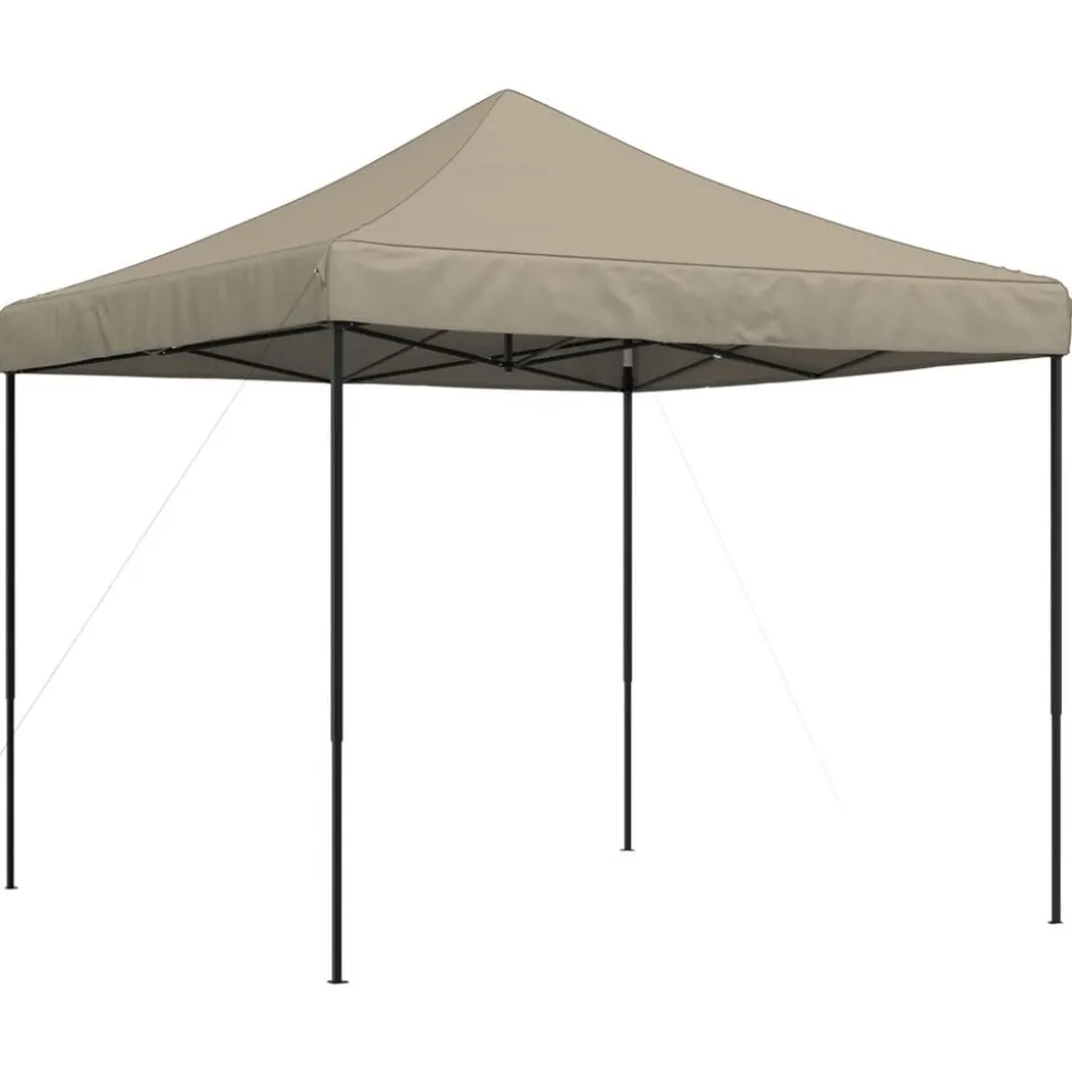 vidaXL Partytent inklapbaar pop-up 292x292x315 cm taupe
