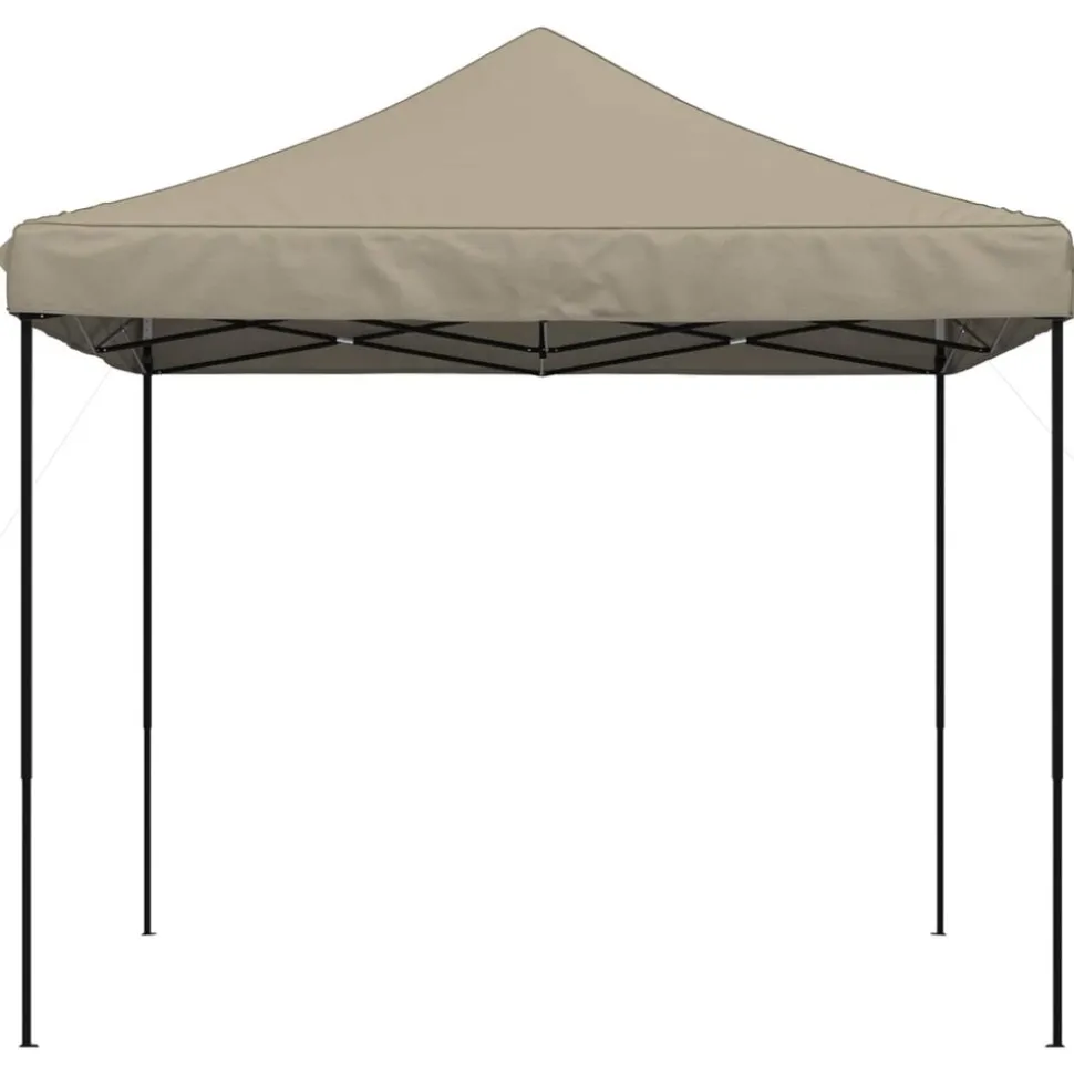 vidaXL Partytent inklapbaar pop-up 292x292x315 cm taupe