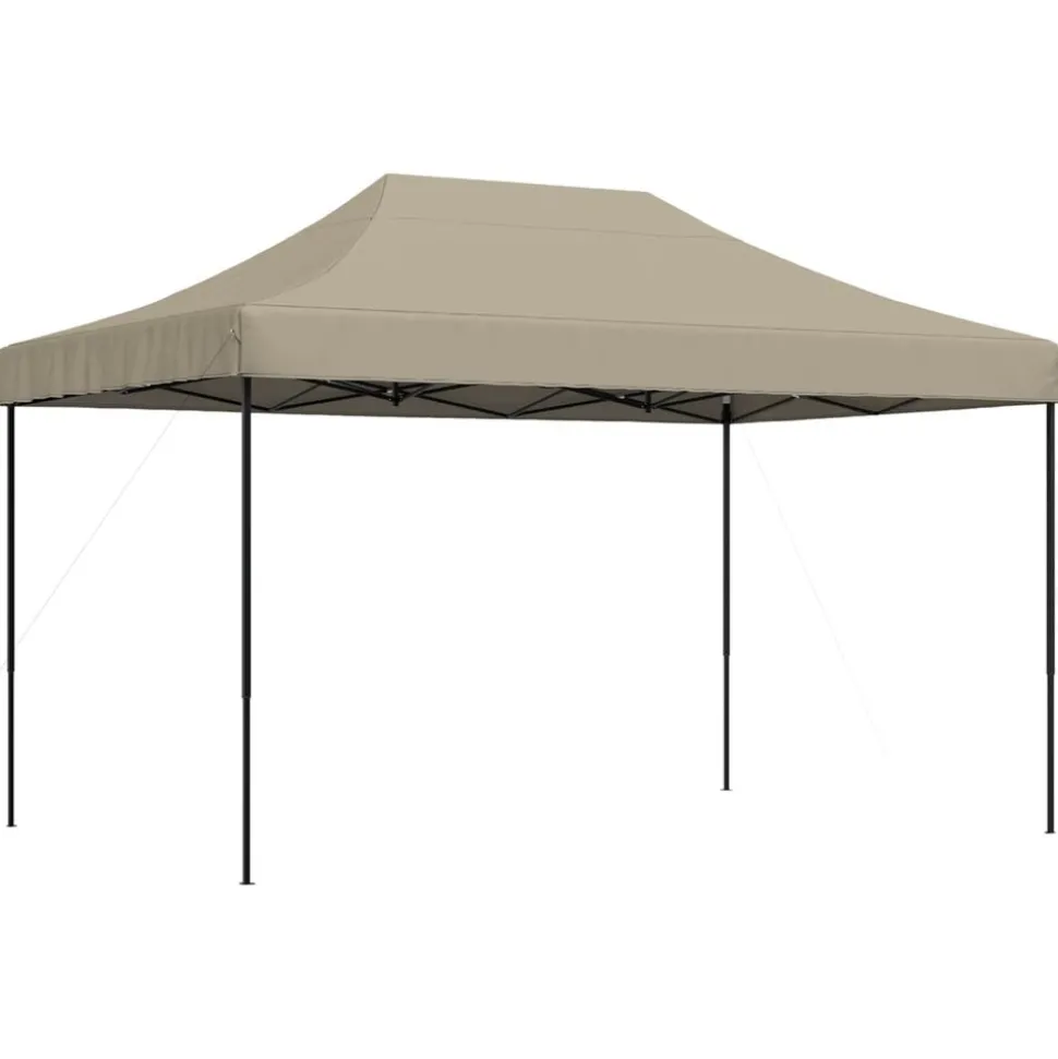 vidaXL Partytent inklapbaar pop-up 440x292x315 cm taupe