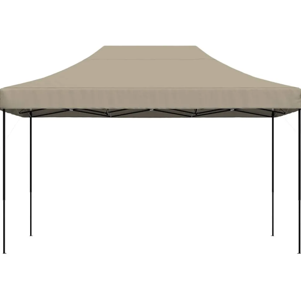 vidaXL Partytent inklapbaar pop-up 440x292x315 cm taupe