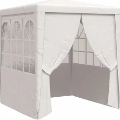 vidaXL Partytent met zijwanden professioneel 90 g/m² 2x2 m wit