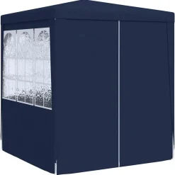 vidaXL Partytent met zijwanden professioneel 90 g/m² 2x2 m blauw