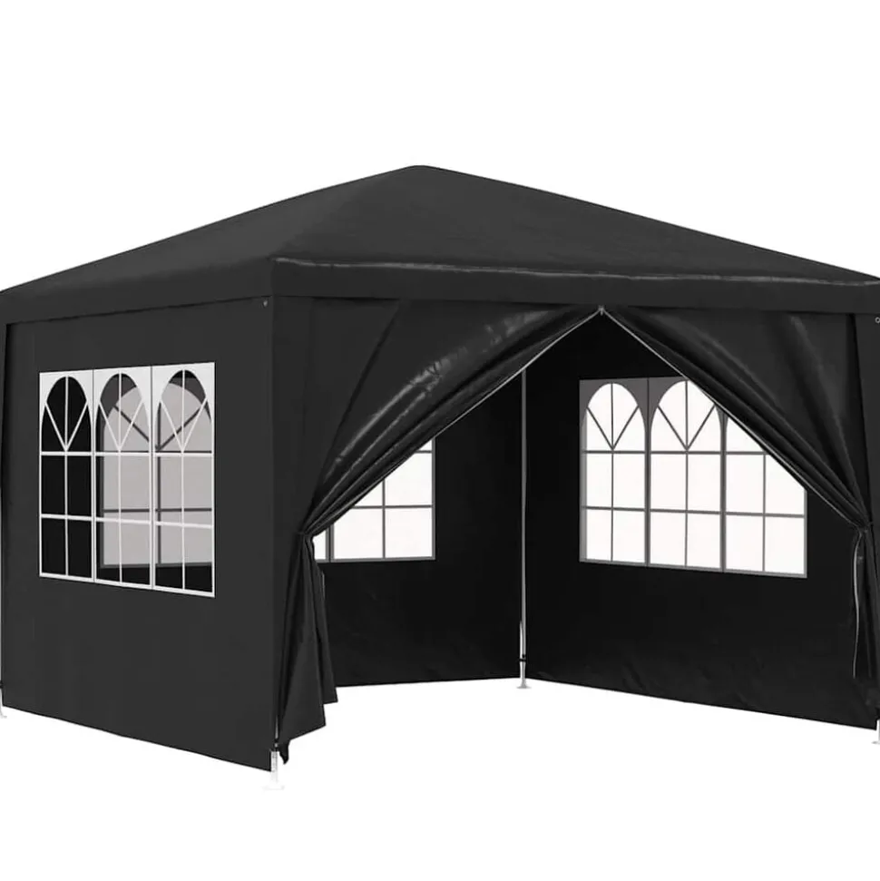 vidaXL Partytent 3x3 m antracietkleurig