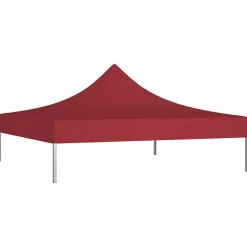 vidaXL Partytentdak 270 g/m² 3x3 m bordeauxrood