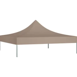 vidaXL Partytentdak 270 g/m² 3x3 m taupe