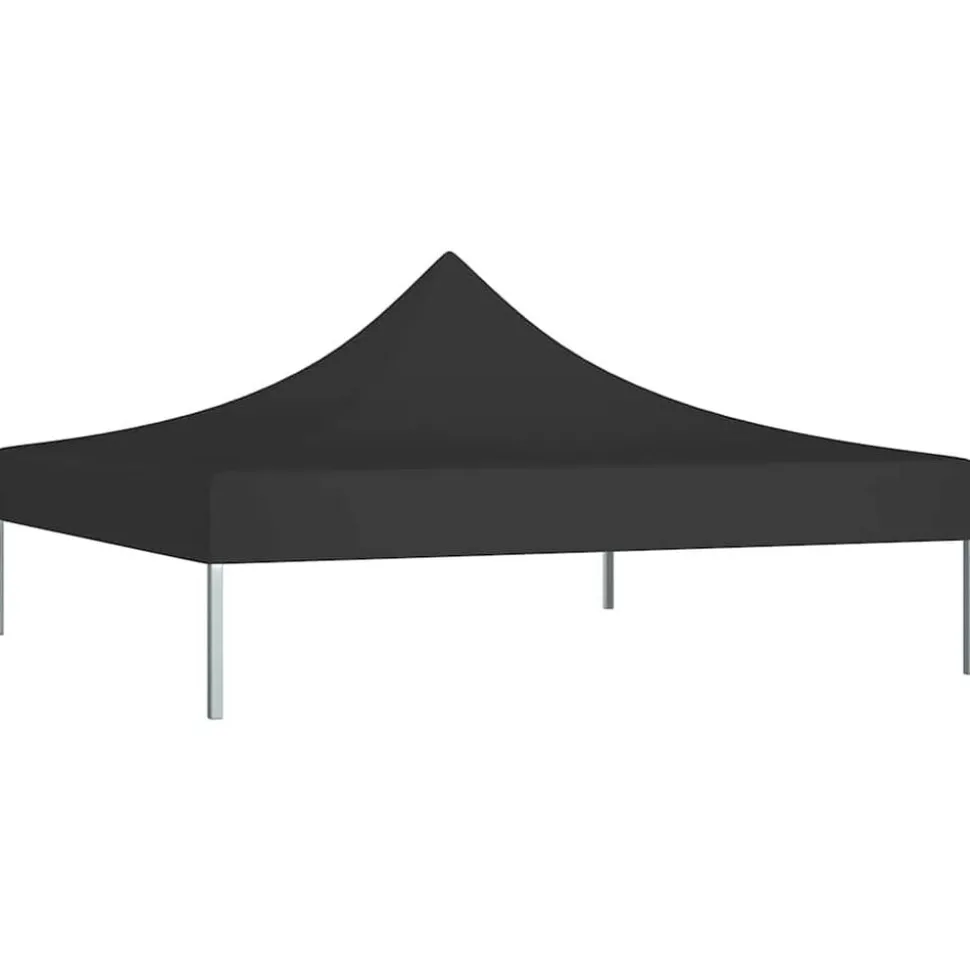 vidaXL Partytentdak 270 g/m² 3x3 m zwart