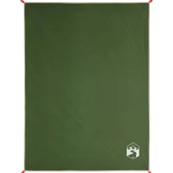 vidaXL Picknickkleed met haringen 205x155 cm groen