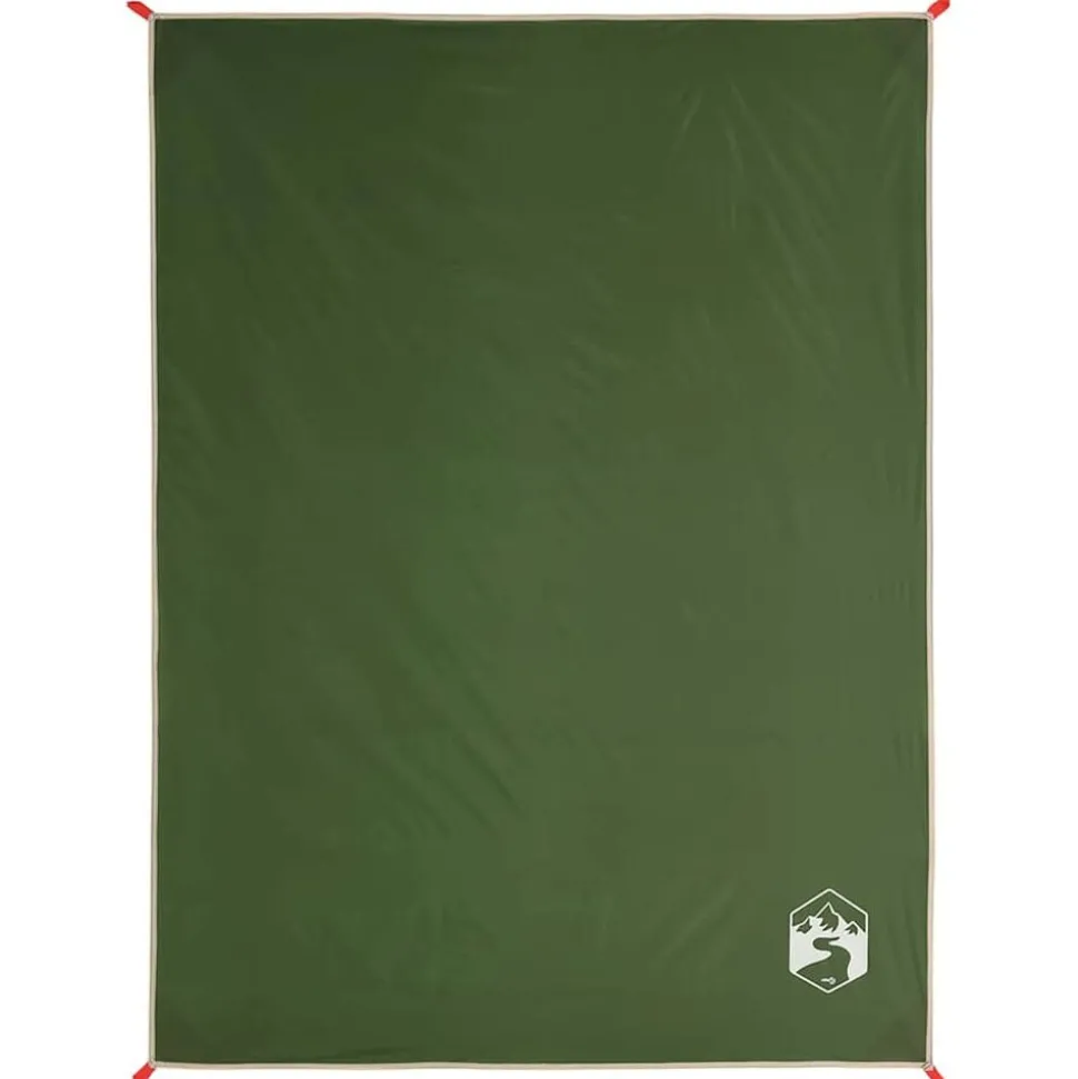 vidaXL Picknickkleed met haringen 205x155 cm groen