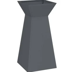vidaXL Pilaar Plantenbak Antraciet 35 x 35 x 73 cm