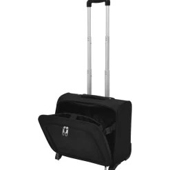 vidaXL Pilotentrolley zwart