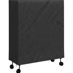 vidaXL Pingpong Tafelbedekking Effen Zwart 165 x 70 x 185 cm Stof