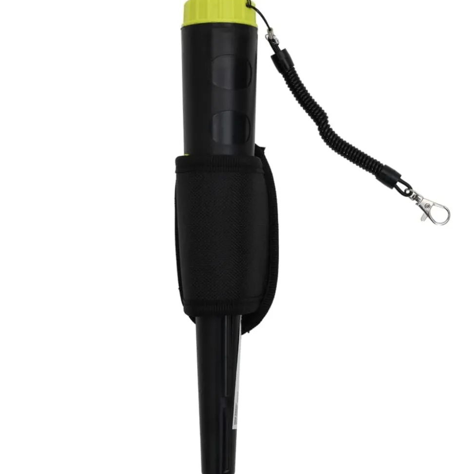 vidaXL Pinpointer metaaldetector met LCD-scherm zwart en geel