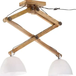 vidaXL Plafondlamp 25 W E27 29x18x85 cm wit