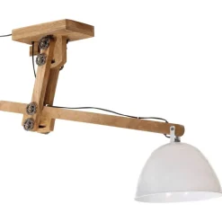 vidaXL Plafondlamp 25 W E27 105x30x65-108 cm wit