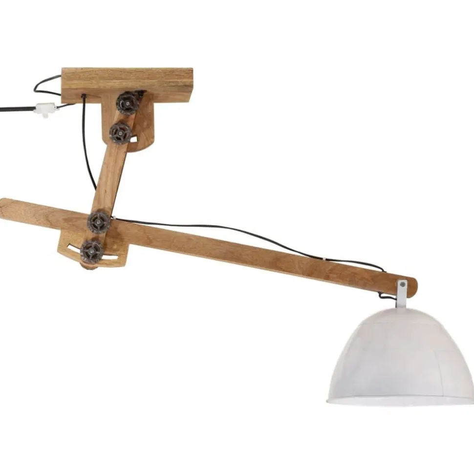 vidaXL Plafondlamp 25 W E27 105x30x65-108 cm wit