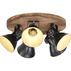 vidaXL Plafondlamp 25 W E27 50x50x25 cm zwart