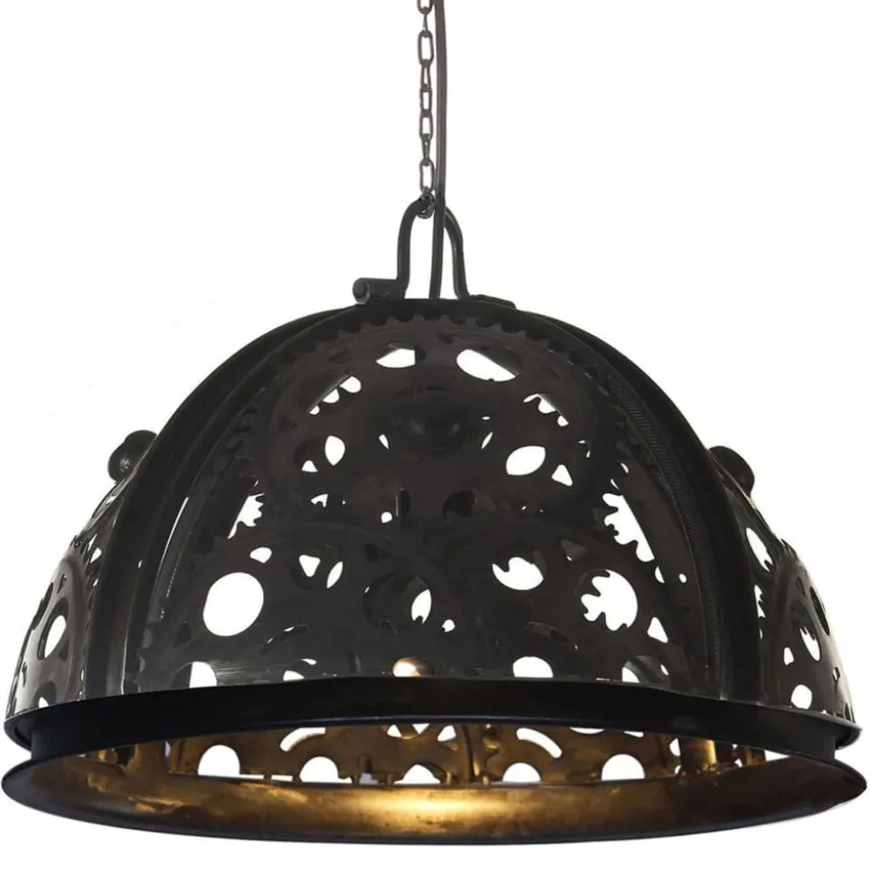 vidaXL Plafondlamp industrieel kettingwiel-ontwerp E27 45 cm