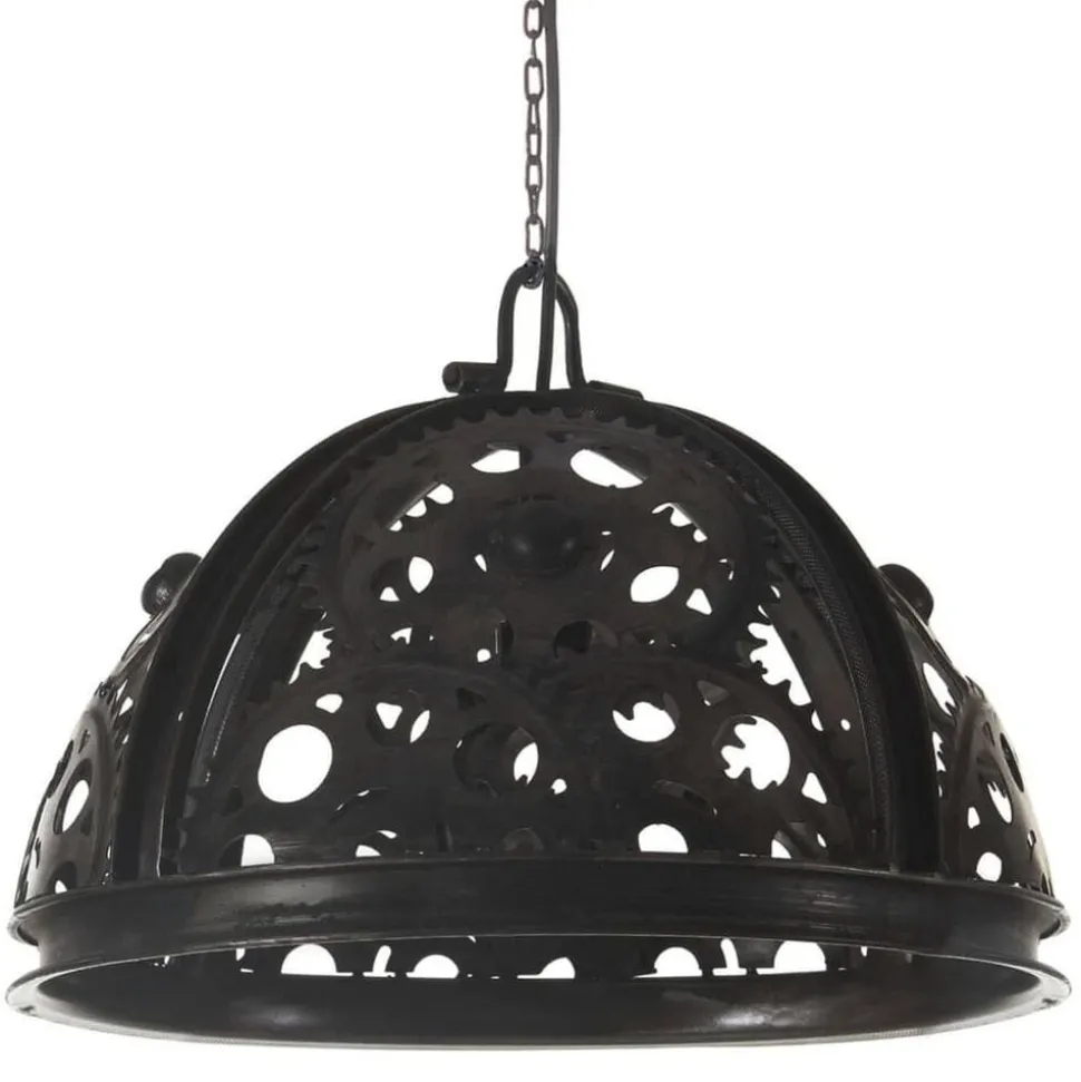 vidaXL Plafondlamp industrieel kettingwiel-ontwerp E27 45 cm