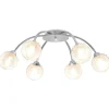 vidaXL Plafondlamp met 6 LED-lampen G9 240 W