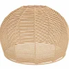 vidaXL Plafondlampenkap Ø36x26 cm ijzer en papier