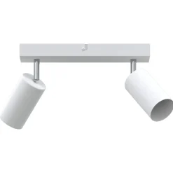 vidaXL Plafondspot met schijnwerpers Wit 26 x 6 x 16 cm Metaal