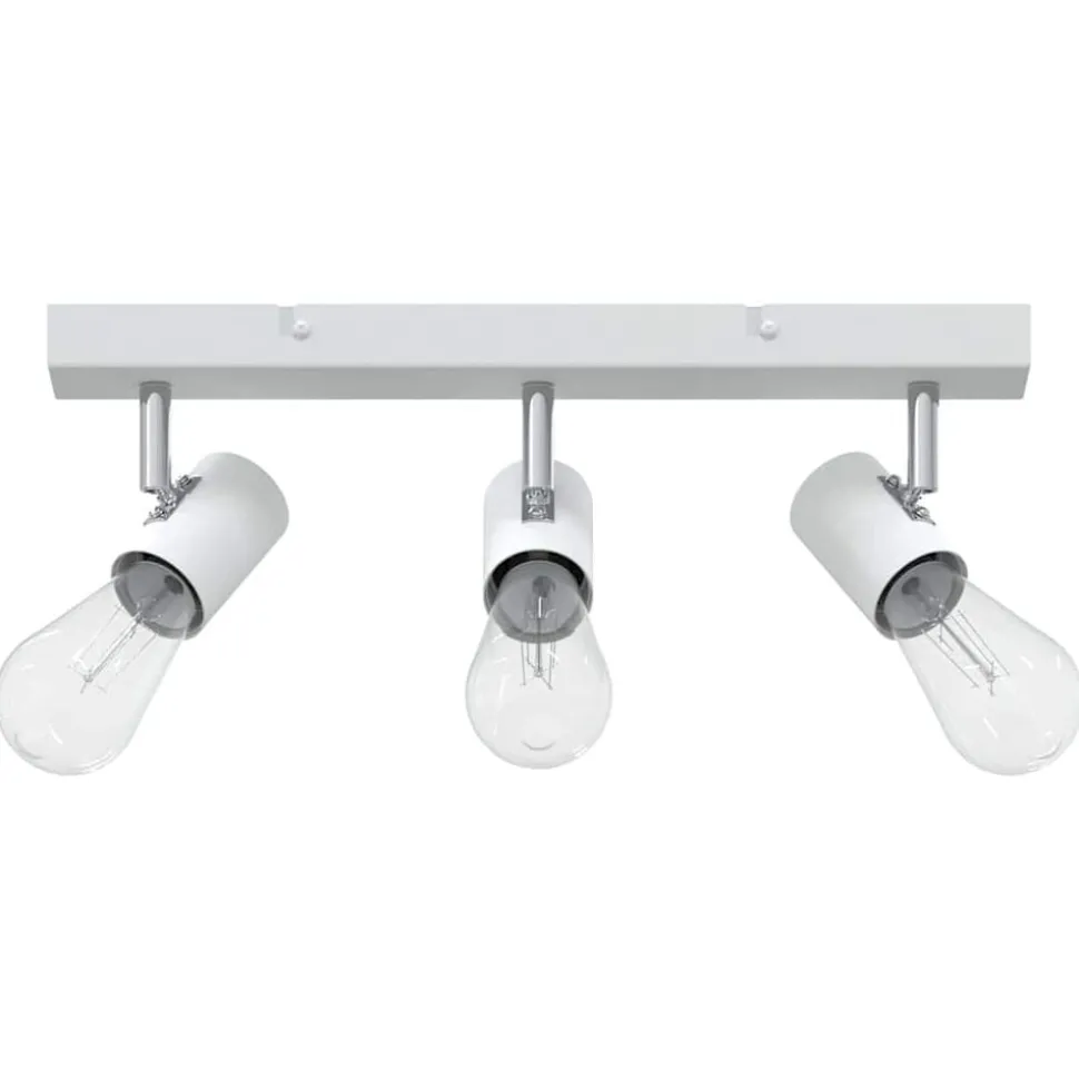 vidaXL Plafondspot met schijnwerpers Wit 38 x 6,5 x 11,5 cm Metaal