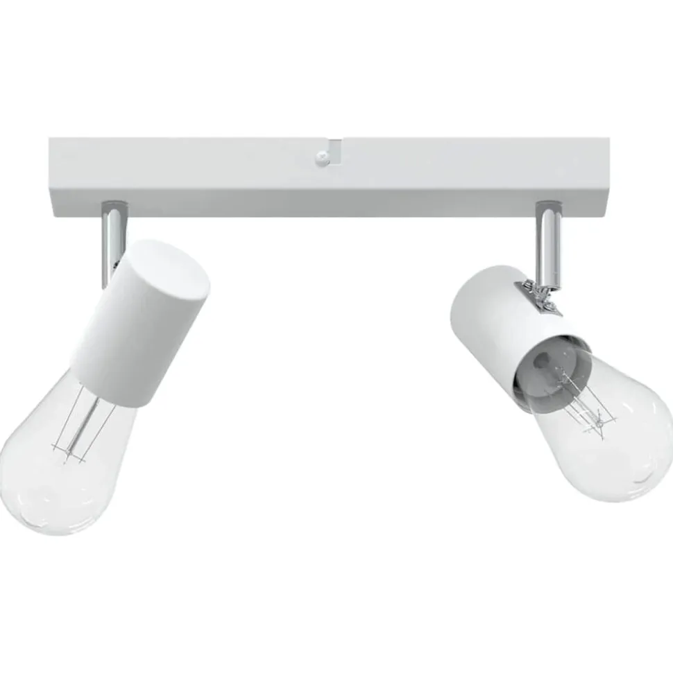 vidaXL Plafondspot met schijnwerpers Wit 26 x 6,5 x 11,5 cm Metaal