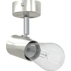 vidaXL Plafondspot met schijnwerpers Nikkel 6,5 x 6 x 11,5 cm Metaal