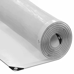 vidaXL Plantenafdekking met zeilringen 1x3 m polyethyleen