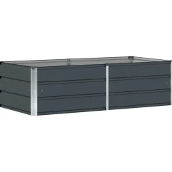 vidaXL Plantenbak Antraciet 160 x 80 x 45 cm Staal