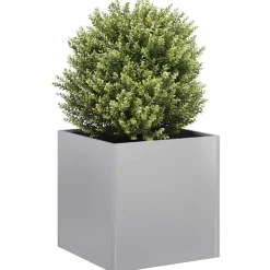 vidaXL Plantenbak 40x40x40 cm gegalvaniseerd staal