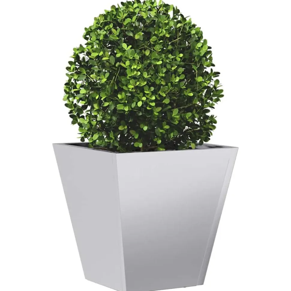 vidaXL Plantenbak 30x30x30 cm gegalvaniseerd staal