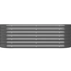 vidaXL Plantenbak 114x40x36 cm gegalvaniseerd staal antracietkleurig