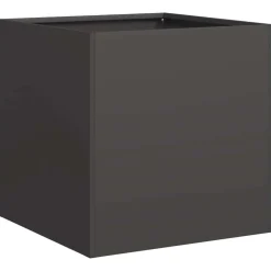 vidaXL Plantenbak 40x40x40 cm koudgewalst staal zwart