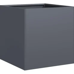 vidaXL Plantenbak 40x40x40 cm koudgewalst staal antracietkleurig