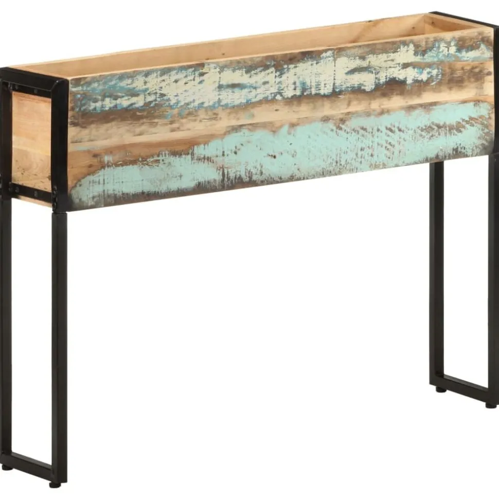 vidaXL Plantenbak 90x20x68 cm massief gerecycled hout