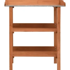vidaXL Plantenstandaard 76x37x89 cm vurenhout