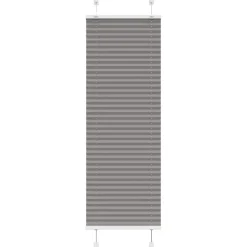 vidaXL Plissé rolgordijn 40x100 cm stofbreedte 39,4 cm antraciet