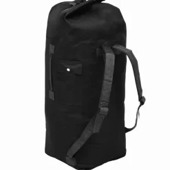 vidaXL Plunjezak legerstijl 85 L zwart