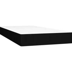 vidaXL Pocketveringmatras medium 80x200x20 cm stof zwart