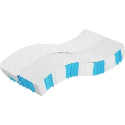 vidaXL Pocketveringmatras middelhard-hard 80x200 cm