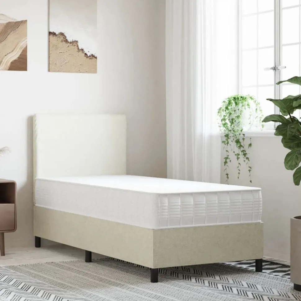 vidaXL Pocketveringmatras middelhard-hard 80x200 cm