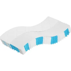 vidaXL Pocketveringmatras middelhard-hard 80x200 cm