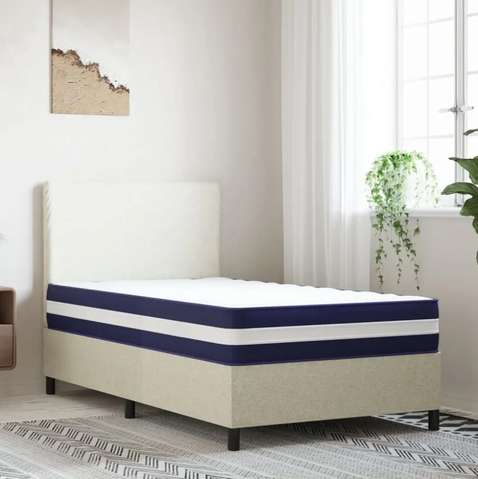 vidaXL Pocketveringmatras middelhard-hard 80x200 cm