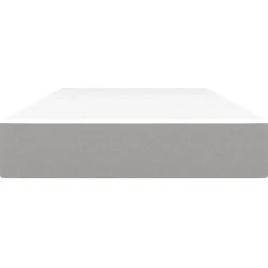 vidaXL Pocketveringmatras medium 80x200x20 cm stof lichtgrijs