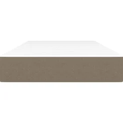 vidaXL Pocketveringmatras medium 80x200x20 cm stof taupe