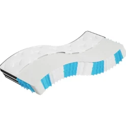 vidaXL Pocketveringmatras middelhard 80x200 cm