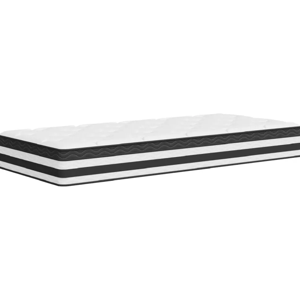 vidaXL Pocketveringmatras middelhard 80x200 cm