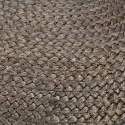vidaXL Poef handgemaakt 45x30 cm jute lichtgrijs