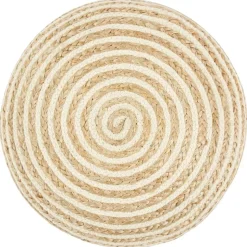 vidaXL Poef handgemaakt 45x30 cm jute
